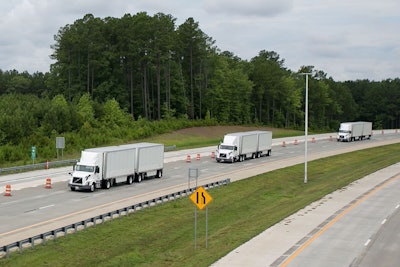 Daimler has cast doubts on the cost-effectiveness of platooning with autonomous trucks.