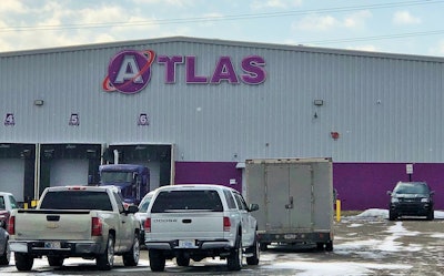 What diversification looks like with growth can take many forms. The Atlas Trucking company, based in Taylor, Mich., today operates with 130 trucks after its founding in the late 1990s by the Eaton Steel manufacturer as a dedicated carrier. The vast majority of those units are controlled by owner-operators leased to the company, and the company also operates an affiliated brokerage that contracts with numerous independents and acts as the steel manufacturer’s principal 3PL. Pictured here is the headquarters of the new Atlas Fleet Services maintenance facility along I-94, built not only to serve the needs of the fleet itself and its owner-operators but anyone needing maintenance along the corridor.