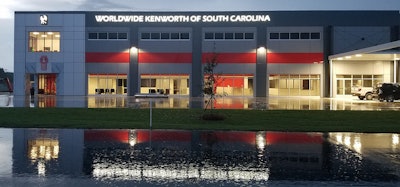 The 37,500-square-foot building features a 22,000-square-foot parts warehouse with a large, fully stocked inventory to support fleets and truck operators in the Charleston area. The parts department offers a 5,000-square-foot visual parts display. The service department offers two-hour truck diagnosis through Kenworth PremierCare ExpressLane and features 16 service bays, a truck wash bay, and a comfortable driver’s lounge.