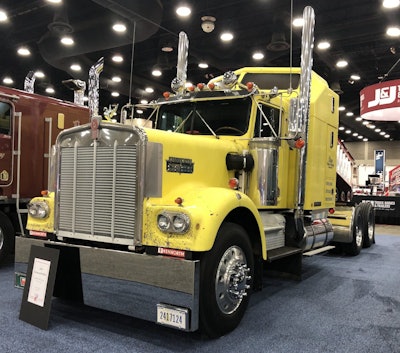 Matt Chase, from Rising Sun, Indiana, owns this 1979 Kenworth W900A. It has a Big Cam 3 400 Cummmins and 13-speed transmission.