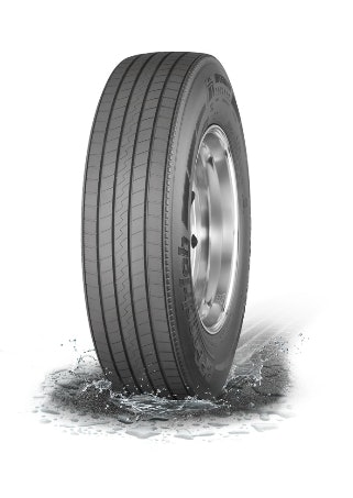 The BFGoodrich Highway Control T trailer tire is built to reduce irregular wear.