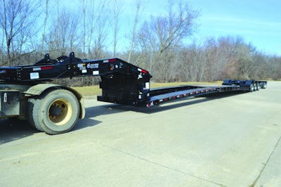 XL Specialized debuted its new Mini-Deck Extendable at MATS this week. The trailer’s main deck is extendable from 27 feet to 47 feet.