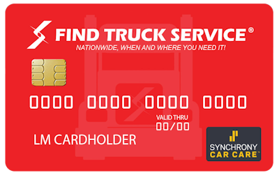 Owner-operators can learn more about financing options via the Find Truck Service website. Qualified cardholders enjoy an everyday value proposition of 6 months’ worth of special financing on purchases of $199 or more.