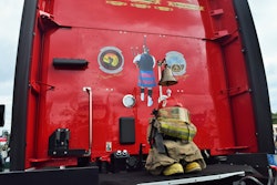 Firefighters-gear-on-back-display-with-memorial-run-2019-03-14-15-07