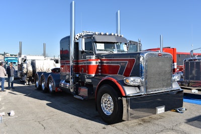 Kaleb Hammett owns this 2017 Peterbilt 389 that is inspired by his late grandfather, Harry, who started the family’s business in 1963.