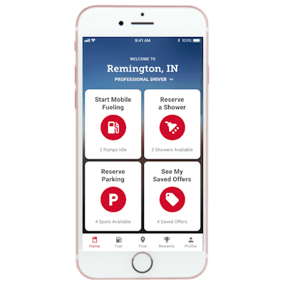 The new Pilot Flying J mobile app will streamline features to make it easier for truckers to pay for fuel from their phones, reserve a shower and more.