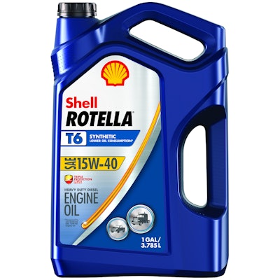Shell introduced the synthetic Rotella T6 15W-40 heavy-duty engine oil at the Mid-America Trucking Show on March 29.