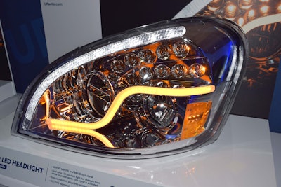 The new headlamps use dual-color settings.