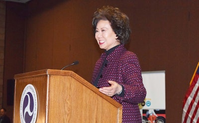 “Everybody in the DOT appreciates what you do to make America move and to have the quality of life we have,” said Secretary of Transportation Elaine Chao.