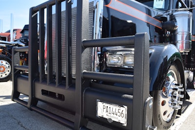 Got one solid deer-catcher on this Kenworth from Sweet Rides Logistics, Haughton, Montana.