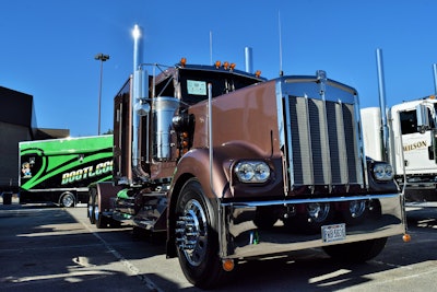 A new paint job came with all the work as well, all around giving the bobtail a 1970s/early 1980s retro feel in overall appearance. Catch plenty more about the truck’s refinements in a talk and walk-around the unit with Howard in the video at the top of this post. The talk and all pictures were catch at the 2019 Mid-America Trucking Show in Louisville, Ky., where Howard competed in the PKY Truck Beauty Championship there and placed 3rd in his First Show, Bobtail class.
