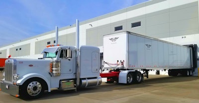 The 315-inch-wheelbase 1999 379 Santoianni hauls in got a bit of an update just this past weekend with new “cab and sleeper panels, new front fenders and rear fenders,” and more, he says.