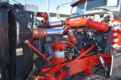Hammett’s truck earned a second-place finish in Working Class Engine in the PKY Truck Beauty Championship at MATS last month.
