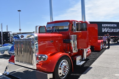 The custom red paint, which Love named “Pull Me Over Red,” was mixed to not have any orange in it.