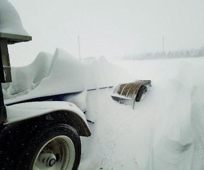Pool, manager at The Junction, left early Wednesday for home after relaying news that the road North was shut down with a tractor-trailer accident, news that fatefully came for Ater and fellow Landstar owner-op Luke Mitchell at an opportune moment — just as they were about to venture out. Thankfully, they didn’t, thus avoiding simply being stuck out in the worst of it that night on the two-lane highway.