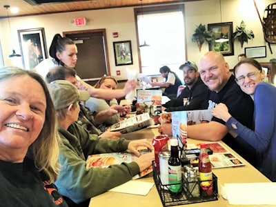 Edward Prince and crew at the Glendale, Ky., Petro.