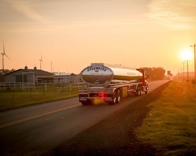 Groendyke Transport has been granted a waiver that allows it to install amber brake-activated pulsating lights on the back of its tankers to increase visibility when braking.