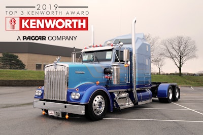 Mark Hollen’s 2014 Kenworth W900L was named one of the Top Three Kenworths in the PKY Truck Beauty Championship at MATS last month.