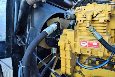 The original Cat motor has about 1.5 million miles, and two separate overhauls, the first by the previous owner, behind it.