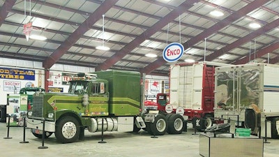 The stacks remained stubbed off when Green visited the rig’s new home in May, though Iowa 80 reps assured him they had plenty chrome around for the eventual replacements.