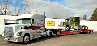 The ’74 model had initially featured “a 36-inch crawl bunk,” Green adds. His grandfather along the way, however, “bumped it up to a 65-inch walk-in sleeper.”
