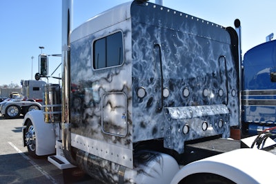 More than 800 hours went into the airbrushing of Jones’ truck and trailer.