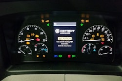 Freightliner Cascadia instrument cluster