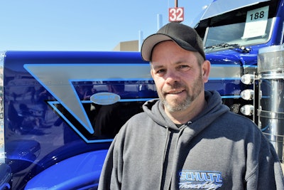 Independent owner-operator Schultz hauls a variety of step deck freight working with broker Valley Transportation, based in Minn. His runs typically take him between his Midwest region and Florida and other points in the Southeast.