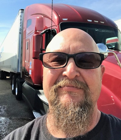 Owner-op Chuck Kumalaa and his T680