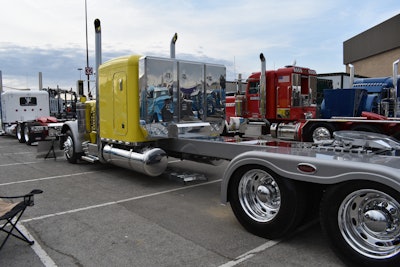 Jordan and crew added plenty of chrome during the rebuild, including the headache rack.
