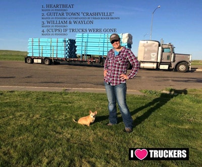 The “hard copy for old schoolers like me,” Pinheiro notes, is $10 for those “who still love CDs.” (The back cover of the record is shown here.) Paypal her directly and include your mailing address to get a copy, she says. Digital downloads are available via CDBaby.