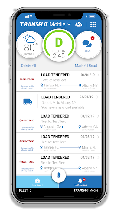 Though Transflo uses ELD data to build out its suite of services, centralized mostly within its Transflo Mobile app, ELD data also has enabled tools that make it easy to share detention information with shippers toward improvement, says Doug Schrier, a Transflo vice president.