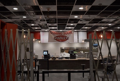 The day I visited earlier in July the new Charleys Philly Steaks franchise at the Nashville TA location was on its way toward being finished.