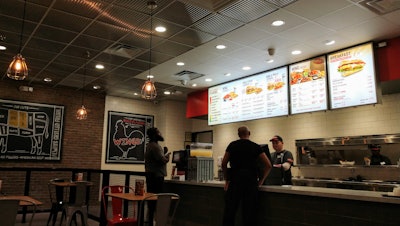 The new Charleys interior, now open for business.