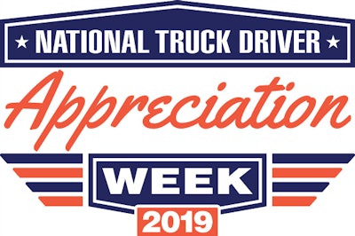 National Truck Driver Appreciation Week is next week, Sept. 8-14. A number of trucking-related businesses are recognizing truckers throughout the week and month.