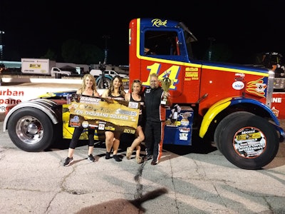 Ricky “Rude” Proffitt earned his first win of the 2019 Bandit Big Rig Series season this past weekend at Salem Speedway in Salem, Indiana. (Bandit Big Rig Series photo | Facebook)