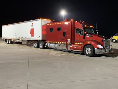 Landstar operator Rich Rukstalis has been happy with the return on his investment since he bought this 2012 Great Dane dry van new.