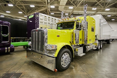 Third place: Carl Wilson and Anel Becirevic, of Rowlett, Texas, and their 2019 Peterbilt 389 and 2018 Vanguard van, “Big Yellow.”