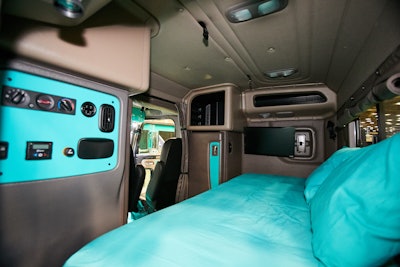 #723 Driver/Owner: Jamie Adkins Hometown: Swan, IA Truck: 2019 Teal Peterbilt 389/...