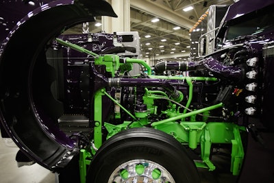 #724 Driver/Owner: TJ Kounkel Hometown: Merrill, IA Truck: 2019 Purple Peterbilt...