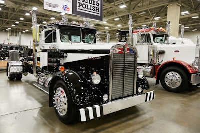 #935 Driver/Owner: Marty and Brenda Glomb Hometown: Taylor, TX Truck: 1955 Black and...