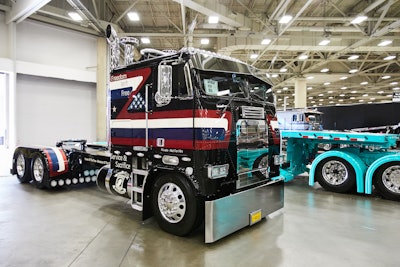 Second place: This 1988 Freightliner FLT86, “Service and Sacrifice,” is owned by Cave Springs, Arkansas-based Ed Harwell.