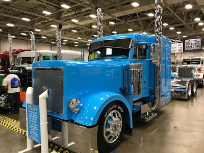 Dan Brubaker’s “Opening Act” is a 2003 Peterbilt 379. The truck was the first build in the shop his family recently opened in southeast Iowa, One of a Kind Customs.