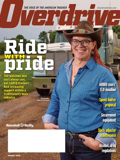 Kristin Durh was featured on the cover of Overdrive’s August issue.