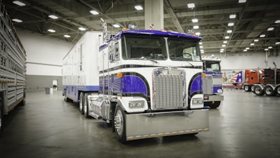 Third place: Geo Cuellar/Clark Freight Lines out of Dallas own this 1985 Kenworth K100E and 1980 Matlack Van, “Clyde.”