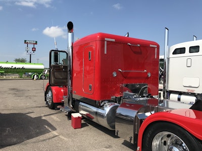While still its original color from the factory, Holland had the truck repainted about two years ago to give it a fresh look.