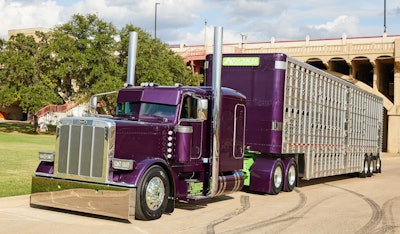 In addition to winning Best of Show in the Limited Mileage Combo class, TJ Kounkel’s 2018 Peterbilt 389 also won Best Paint – Limited Mileage Combo. (Photos by Jason Kindig)