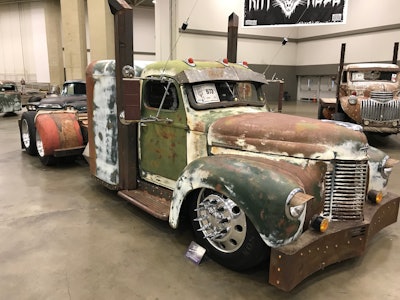 This 1942 International is being shown by Charlie Pacheco with Team Cutters.