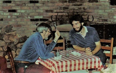 Harry “Bud” Gindhart (left) with a young “Long Haul Paul” Marhoefer