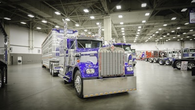 First place: This 1981 Kenworth W900 and 1983 Wilson livestock trailer, “A Dream Come True,” are owned by David Schnautz/Clark Freight Lines, out of Dallas.